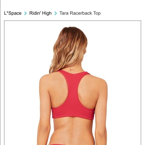 Lspace Ribbed Bikini Tara NWOT - Picture 7 of 7
